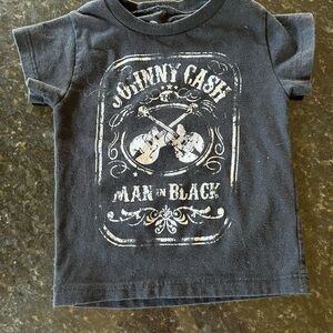 Johnny Cash Kids Black T-Shirt